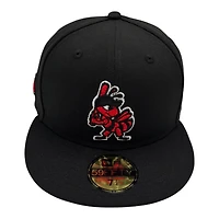 Salt Lake Bees X Utah Utes Black with Patch New Era 59FIFTY Fitted Hat
