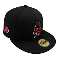 Salt Lake Bees X Utah Utes Black with Patch New Era 59FIFTY Fitted Hat