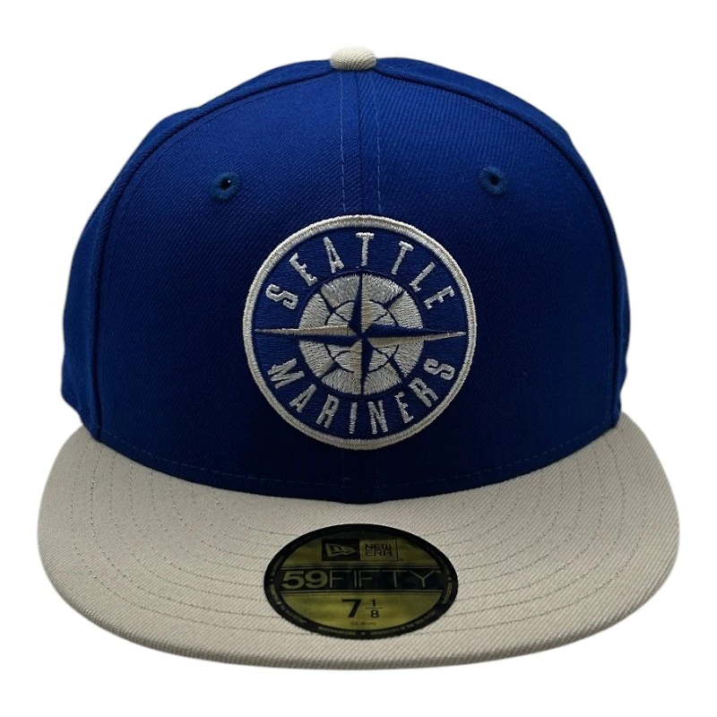 Seattle Mariners Royal Blue and Gray New Era 59FIFTY Fitted Hat
