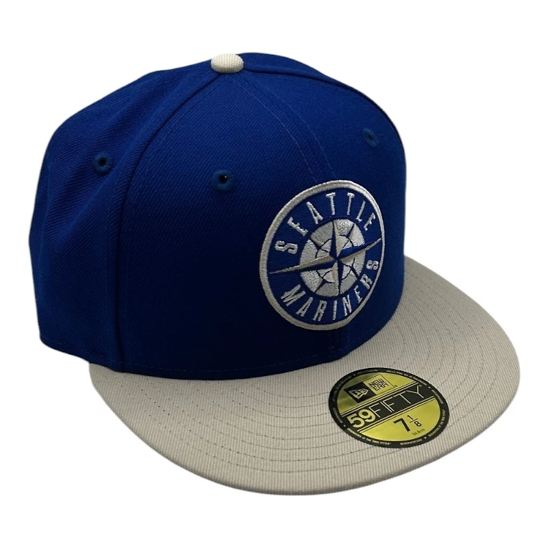 Seattle Mariners Royal Blue and Gray New Era 59FIFTY Fitted Hat