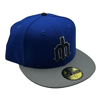 Seattle Mariners Royal Blue and Graphite Trident New Era 59FIFTY Fitted Hat