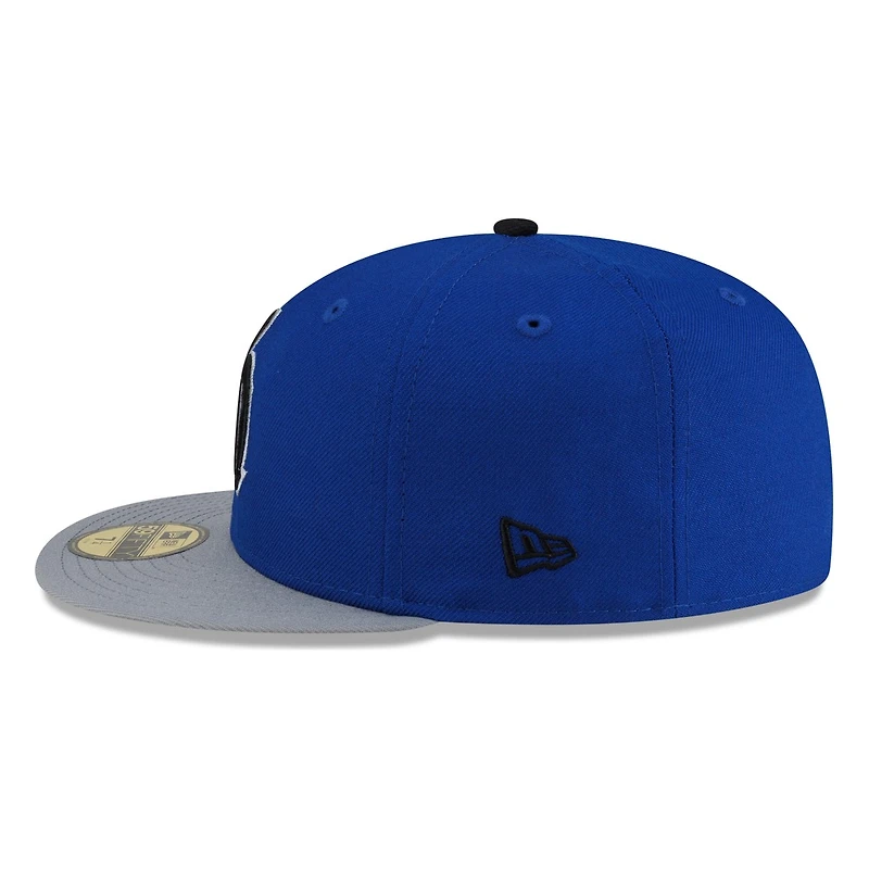 Seattle Mariners Royal Blue and Graphite Trident New Era 59FIFTY Fitted Hat