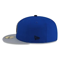 Seattle Mariners Royal Blue and Graphite Trident New Era 59FIFTY Fitted Hat