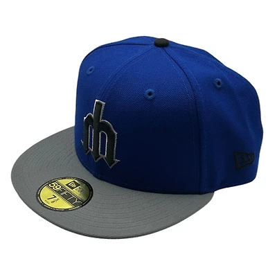 Seattle Mariners Royal Blue and Graphite Trident New Era 59FIFTY Fitted Hat