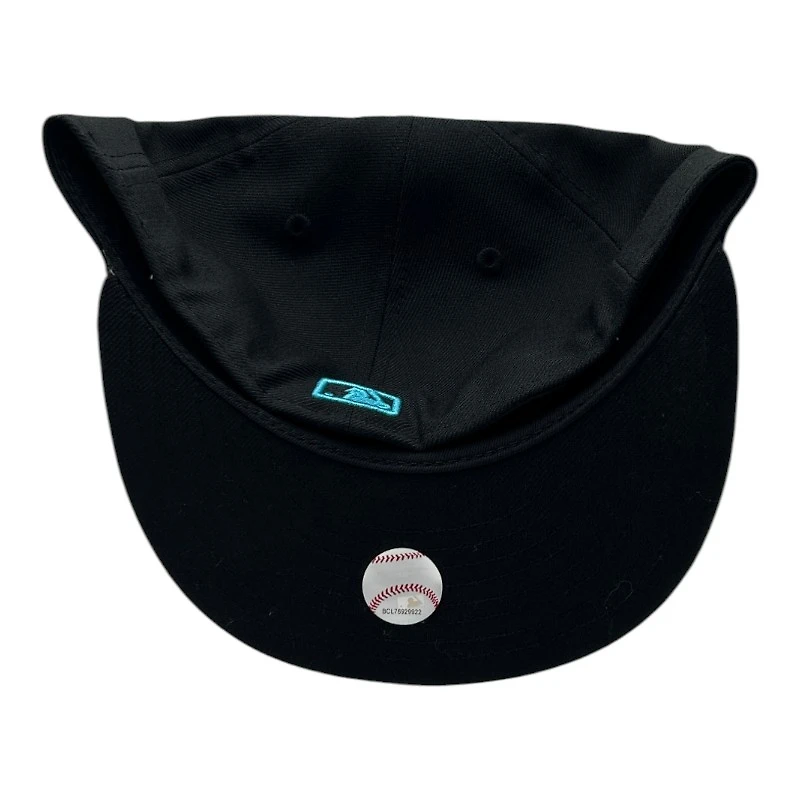 Seattle Mariners Black and Teal New Era 59FIFTY Fitted Hat