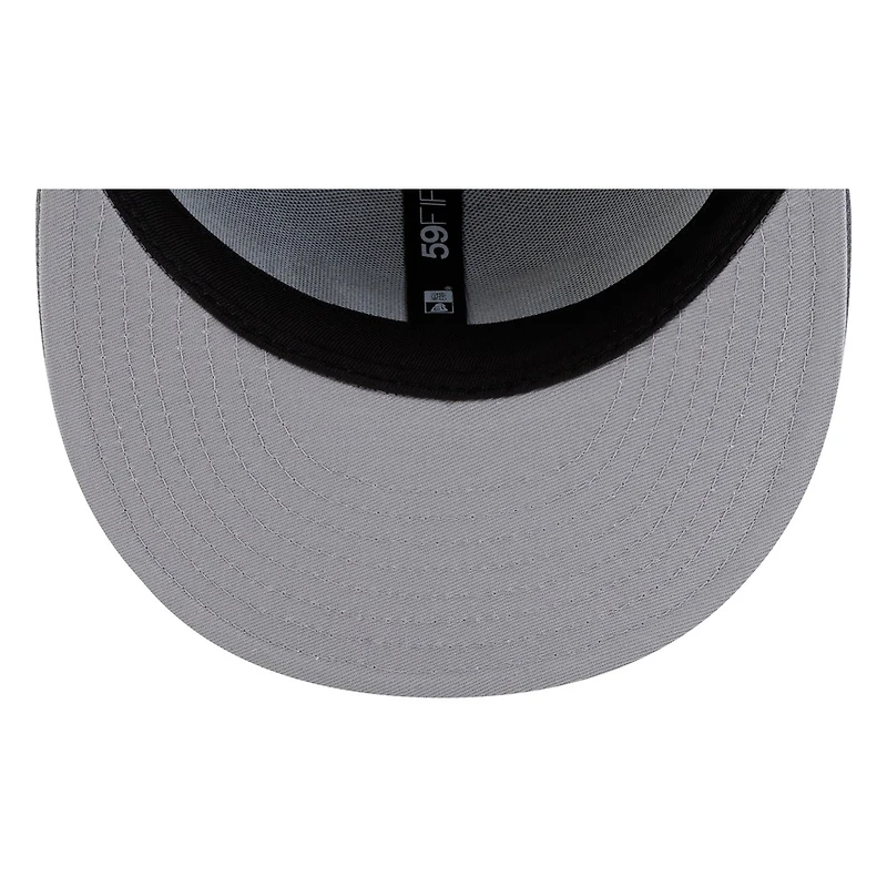 Seattle Mariners Black and Graphite Trident New Era 59FIFTY Fitted Hat
