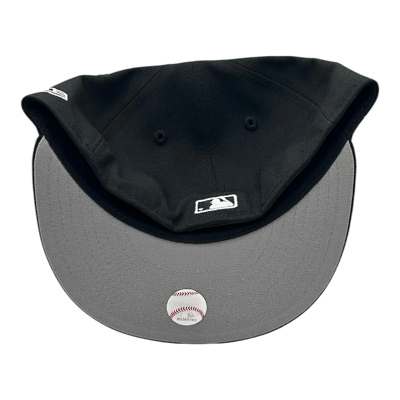 Seattle Mariners Black Wordmark New Era 59FIFTY Fitted Hat