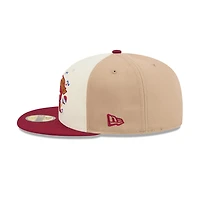Puerto Rico Light Beige and Red "Salsa" 2026 World Baseball Classic WBC New Era 59FIFTY Fitted Hat