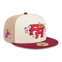 Puerto Rico Light Beige and Red "Salsa" 2026 World Baseball Classic WBC New Era 59FIFTY Fitted Hat