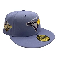Toronto Blue Jays Lavender 2025 World Series Patch Gray UV New Era 59FIFTY Fitted Hat