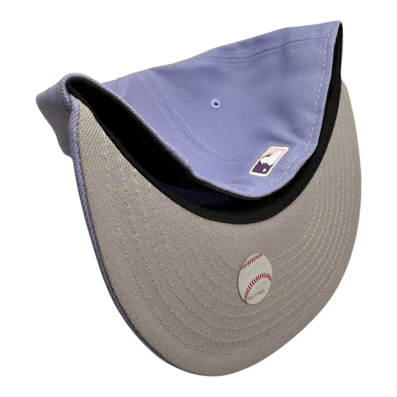 San Diego Padres Lavender 25 Years Patch Gray UV New Era 59FIFTY Fitted Hat