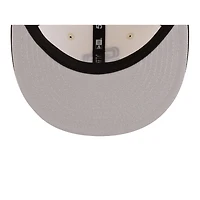 San Diego Padres Chrome and Black 2Tone Gray UV New Era 59FIFTY Fitted Hat