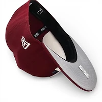 Quebec Nordiques Cardinal Leon the Lab Fleur de lis patch Grey UV New Era 59FIFTY Fitted Hat