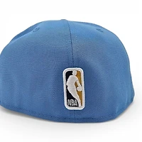 Denver Nuggets Radiant Blue Leon the Lab City Pick Axe Patch Green UV New Era 59FIFTY Fitted Hat