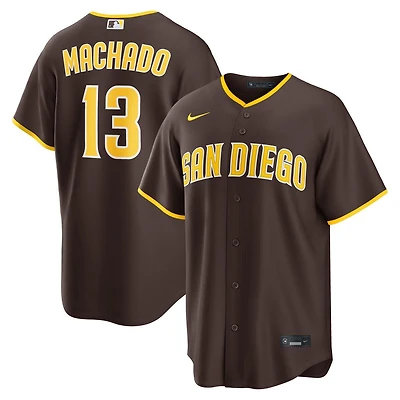 San Diego Padres Manny Machado Brown Alternate Nike Replica Jersey