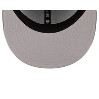 San Francisco Giants Burnt Wood Brown with White Logo Gray UV New Era 59FIFTY Fitted Hat