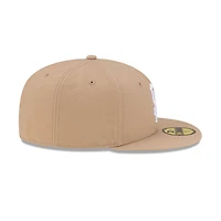 San Francisco Giants Camel Brown with White Logo Gray UV New Era 59FIFTY Fitted Hat