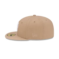 San Francisco Giants Camel Brown with White Logo Gray UV New Era 59FIFTY Fitted Hat