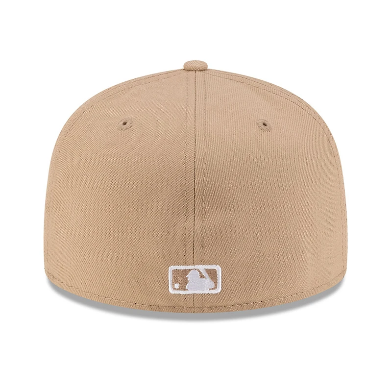 San Francisco Giants Camel Brown with White Logo Gray UV New Era 59FIFTY Fitted Hat
