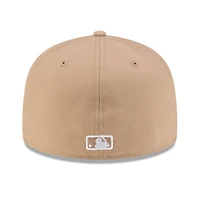 San Francisco Giants Camel Brown with White Logo Gray UV New Era 59FIFTY Fitted Hat