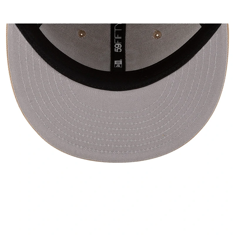 San Francisco Giants Camel Brown with White Logo Gray UV New Era 59FIFTY Fitted Hat