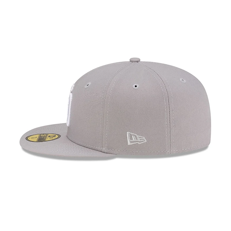 San Diego Padres Gray with White Logo UV New Era 59FIFTY Fitted Hat