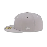 San Diego Padres Gray with White Logo UV New Era 59FIFTY Fitted Hat
