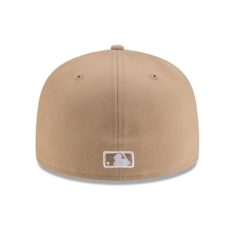San Diego Padres Camel Brown with White Logo Gray UV New Era 59FIFTY Fitted Hat