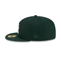 New York Yankees Dark Green with White Logo Gray UV Era 59FIFTY Fitted Hat