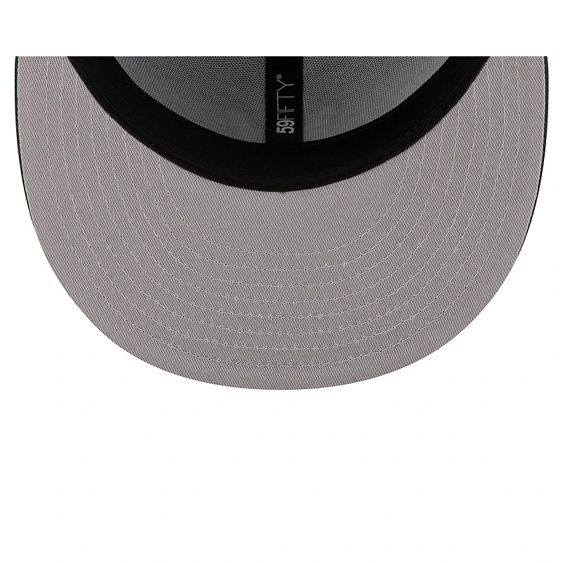 New York Yankees Dark Green with White Logo Gray UV Era 59FIFTY Fitted Hat