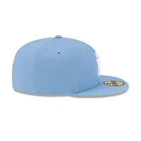 New York Yankees Sky Blue with White Logo Gray UV Era 59FIFTY Fitted Hat
