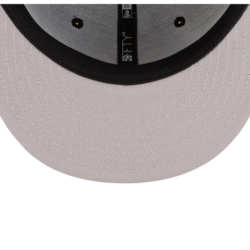 New York Yankees Black with Gold Logo Gray UV Era 59FIFTY Fitted Hat