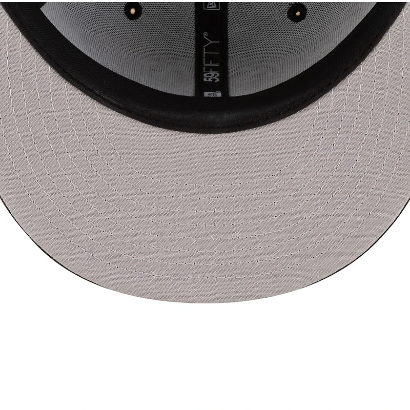 New York Yankes Black and White with Rose Gray UV Era 59FIFTY Fitted Hat