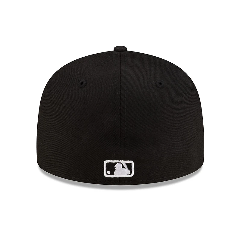 New York Yankes Black and White with Rose Gray UV Era 59FIFTY Fitted Hat