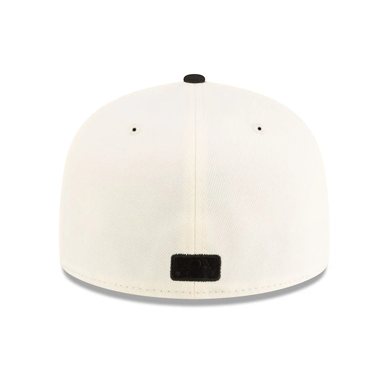 New York Yankes Chrome and Black with Rose Gray UV Era 59FIFTY Fitted Hat