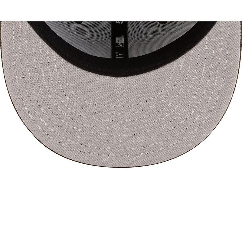 New York Yankees Black and Walnut Brown 2Tone Gray UV Era 59FIFTY Fitted Hat