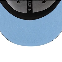 Mexico Black with Gold and Blue M Logo Flag Side Patch Batterman Icy UV New Era 59FIFTY Fitted Hat