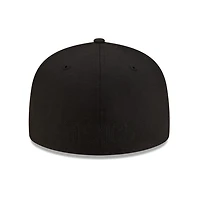 Mexico All Black Flag Side Patch Batterman Gray UV New Era 59FIFTY Fitted Hat