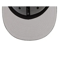 Mexico Black with Red Outline Logo Flag Side Patch Batterman Gray UV New Era 59FIFTY Fitted Hat