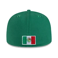 Mexico Kelly Green Flag Batterman Gray UV New Era 59FIFTY Fitted Hat