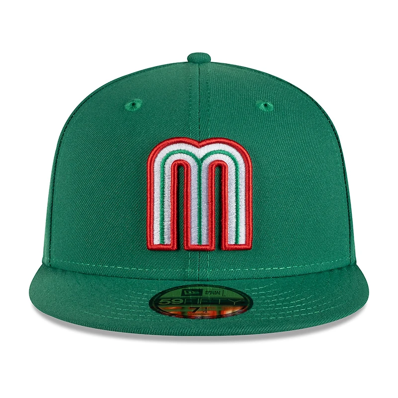 Mexico Kelly Green Flag Batterman Gray UV New Era 59FIFTY Fitted Hat