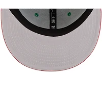 Mexico Kelly Green and Scarlet Red Flag Batterman Gray UV New Era 59FIFTY Fitted Hat