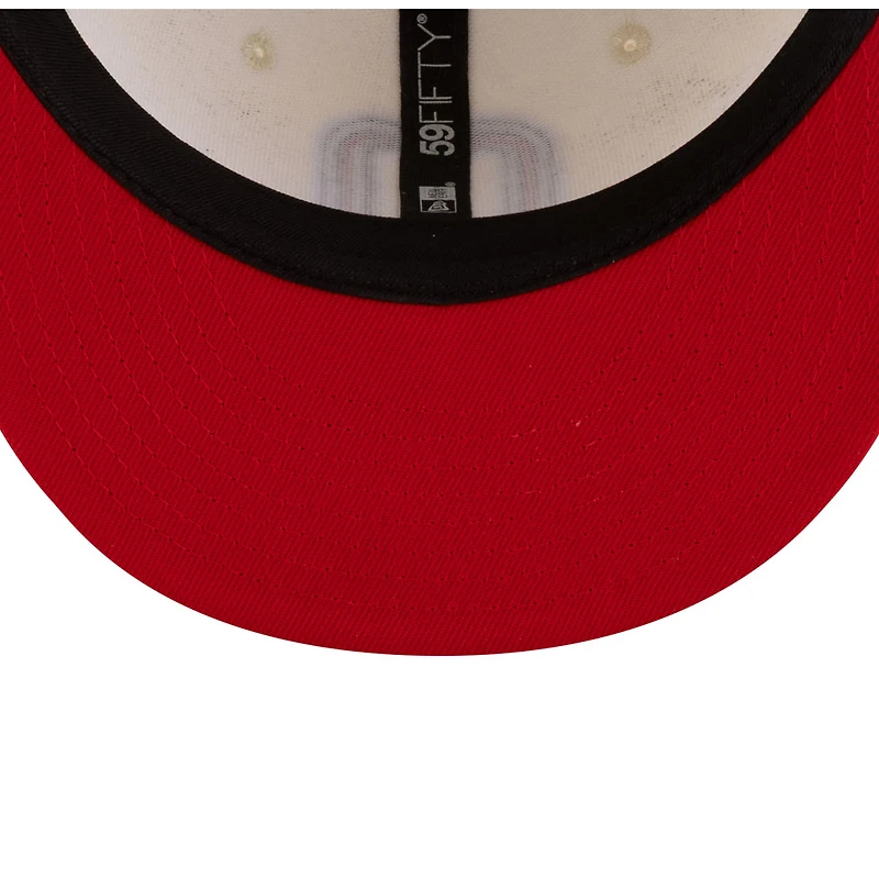 Mexico Chrome and Dark Green Flag Side Patch Batterman Red UV New Era 59FIFTY Fitted Hat