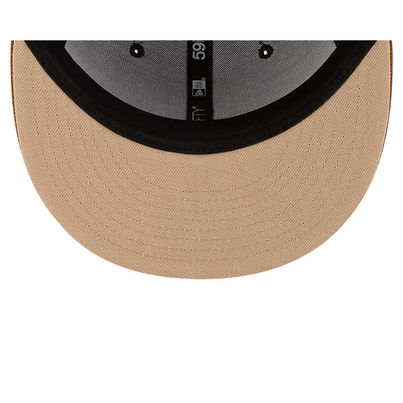 Mexico Walnut and Toasted Peanut 2Tone Flag Side Patch Batterman Tan UV New Era 59FIFTY Fitted Hat