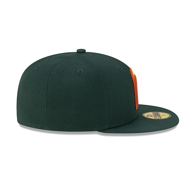Mexico Dark Green with Flower M Logo Batterman Gray UV New Era 59FIFTY Fitted Hat
