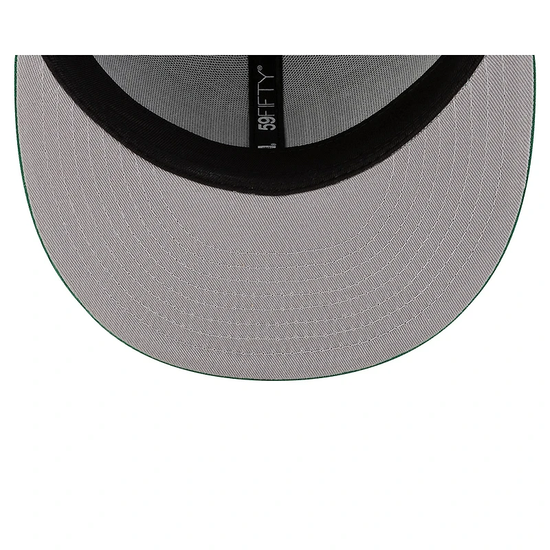 Mexico Kelly Green and White Logo Flag Side Patch Batterman Gray UV New Era 59FIFTY Fitted Hat