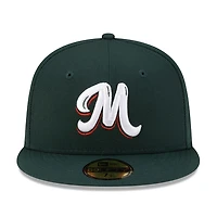 Mexico Dark Green Serie Del Caribe Flag Side Patch Batterman Gray UV New Era 59FIFTY Fitted Hat