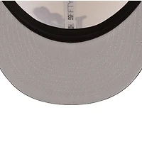 Los Angeles Dodgers Chrome and Black with Rose Gray UV New Era 59FIFTY Fitted Hat