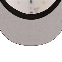 Los Angeles Dodgers Chrome & Black 2Tone Red Lips Gray UV New Era 59FIFTY Fitted Hat