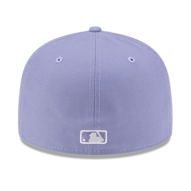 Los Angeles Dodgers Lavender Purple with White Logo Gray UV New Era 59FIFTY Fitted Hat